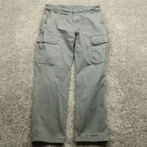 Flex Fire Hose Cargo Pants Men's 34x30 Gray Workwear Utility‎ Pockets